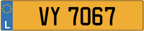 Truck License Plate